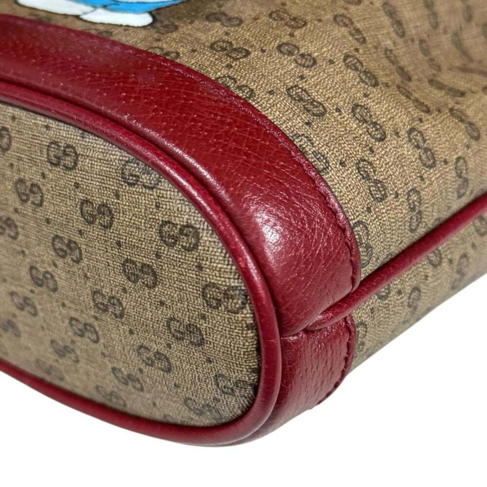 Gucci Doraemon Collaboration Mini Baguette Bag Micro GG Supreme Shoulder 6478... - Picture 7 of 8